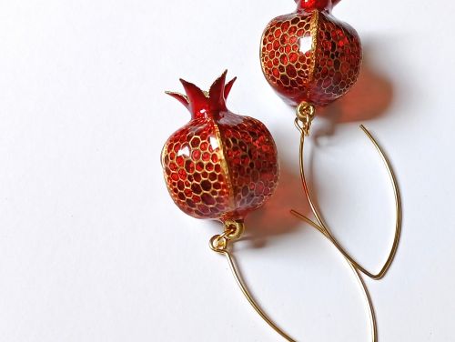 Pomegranate Earrings